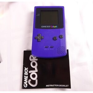 Nintendo Game Boy Color CGB-001 Console, 3 games and accessories. TESTED Works.